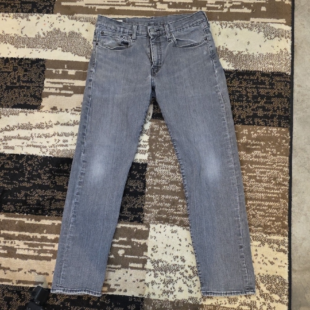Levi's Premium Jeans Mens 32 Gray Good Straight Leg‎ Denim Casual 511 502